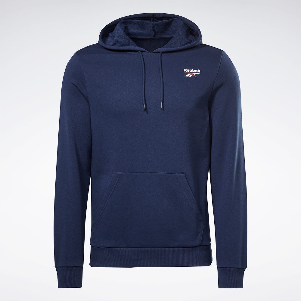 Reebok Identity French Terry Logo Pullover Men's Hoodie