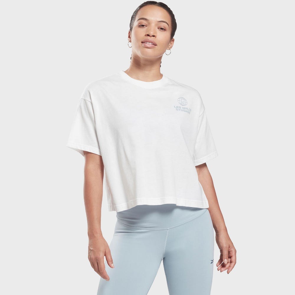 Les Mills Cropped Graphic Women's T-Shirt