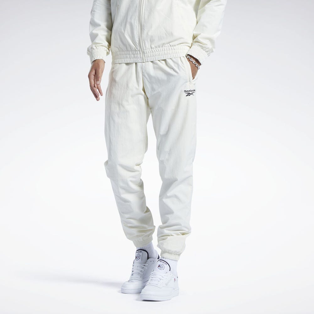 Reebok Classic Trackpants In Classic White