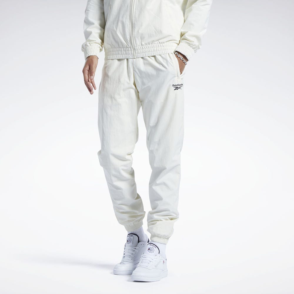 Reebok Classic Trackpants In Classic White