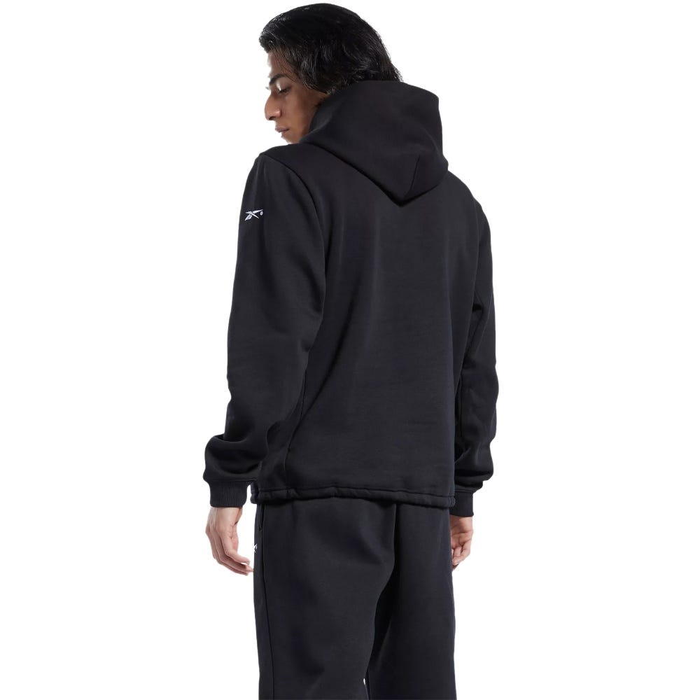 Reebok Bb City League Fleece Hoodie In Black