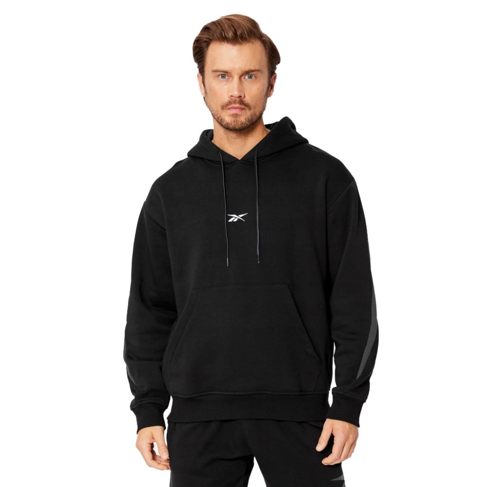 Reebok Basketball Back Vector Sweatshirt In Black