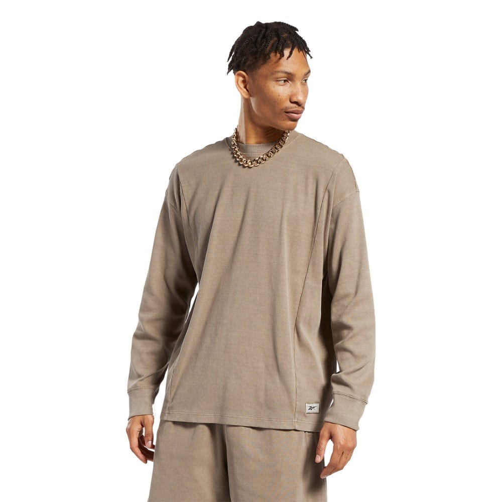 Reebok Classics Natural Dye Crew Sweatshirt In Trek Grey