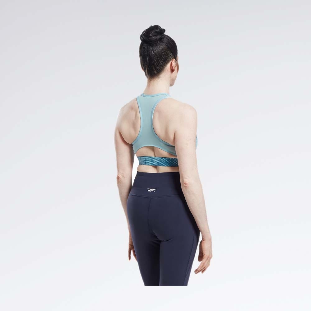 Lux Perform Allover Print Racer Bra