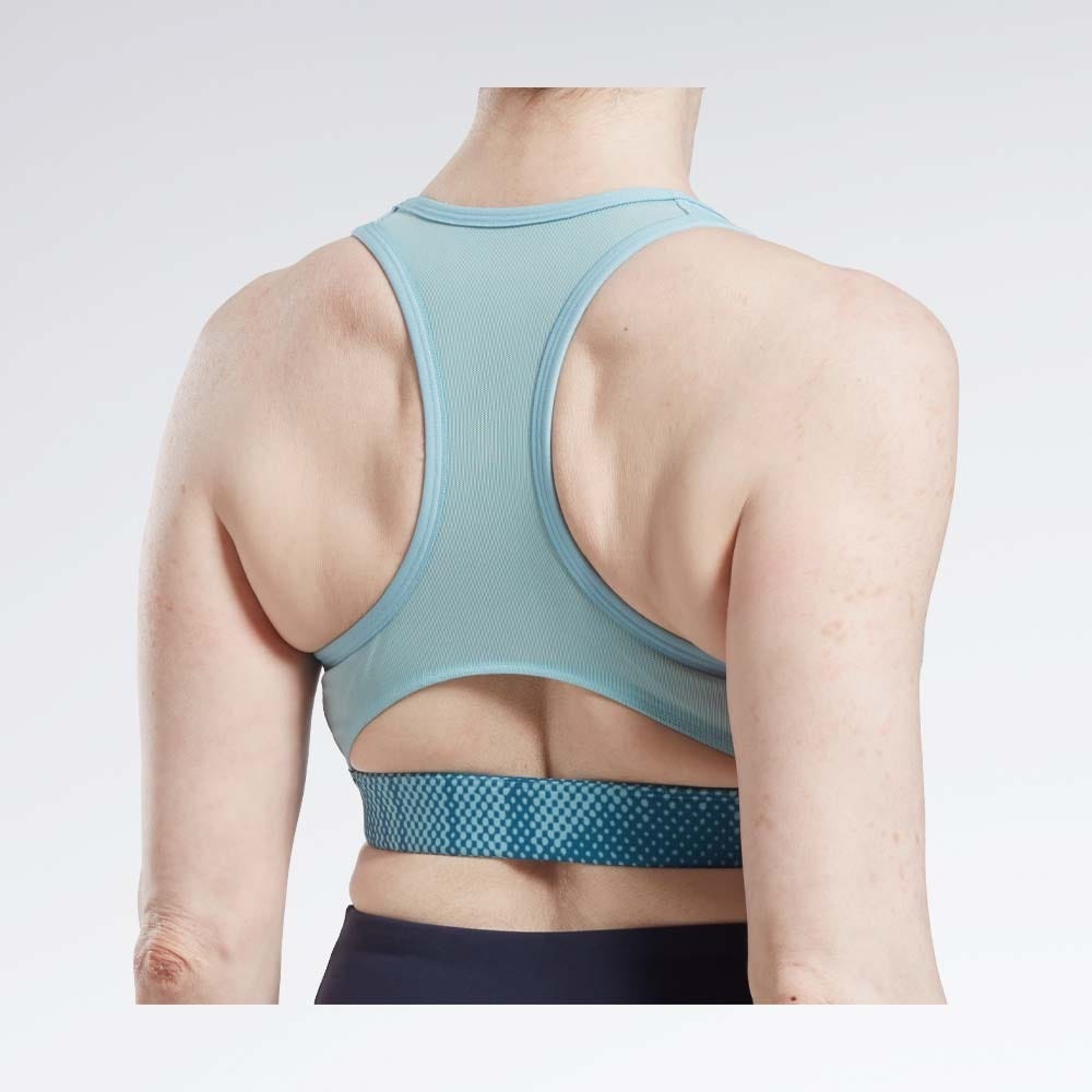 Lux Perform Allover Print Racer Bra