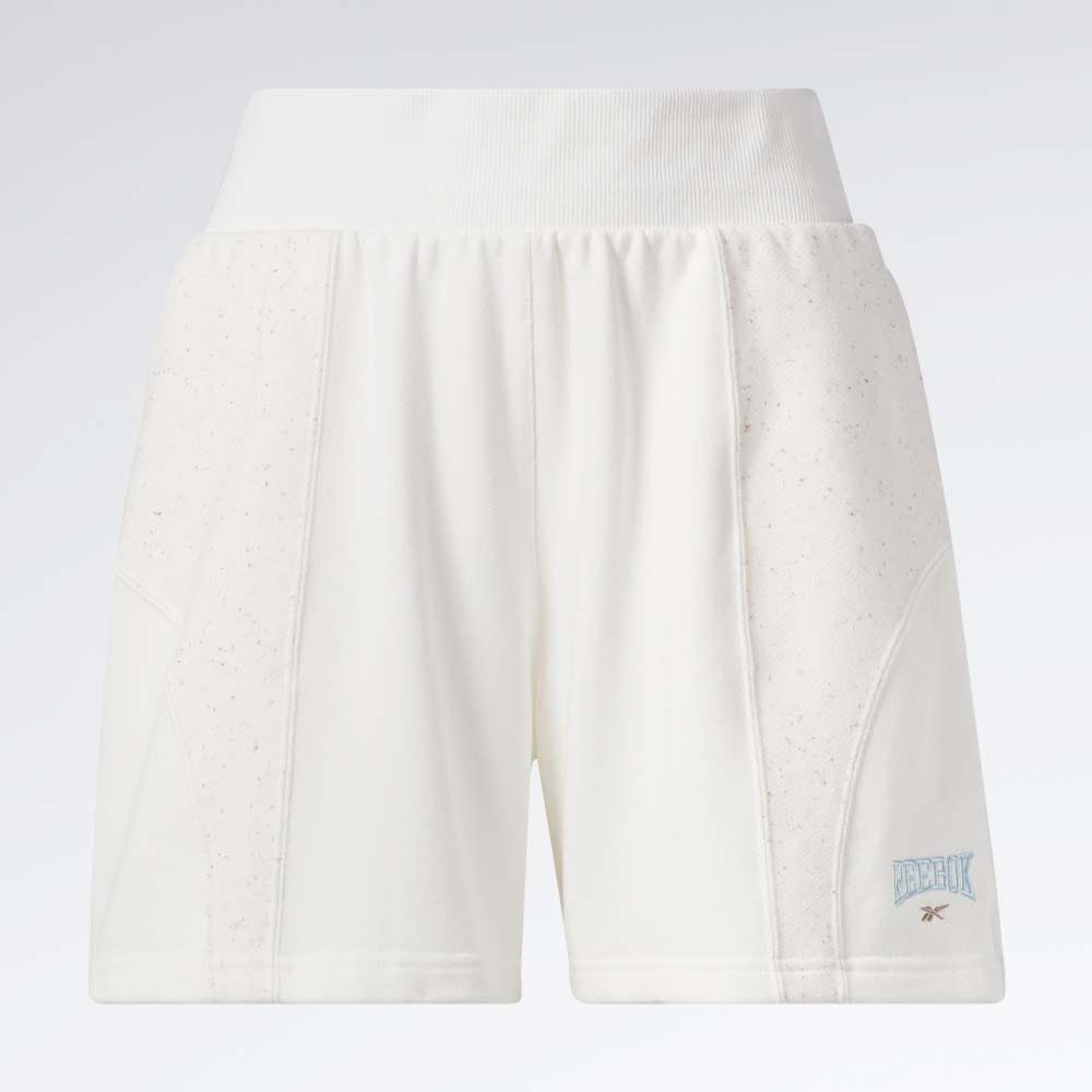 Reebok Classics Varsity High-Rise Rib Shorts