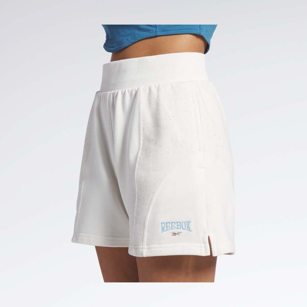 Reebok Classics Varsity High-Rise Rib Shorts