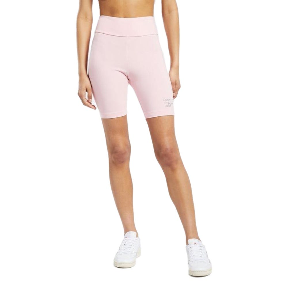 Reebok Classics Sparkle Legging Shorts In Pink Glow