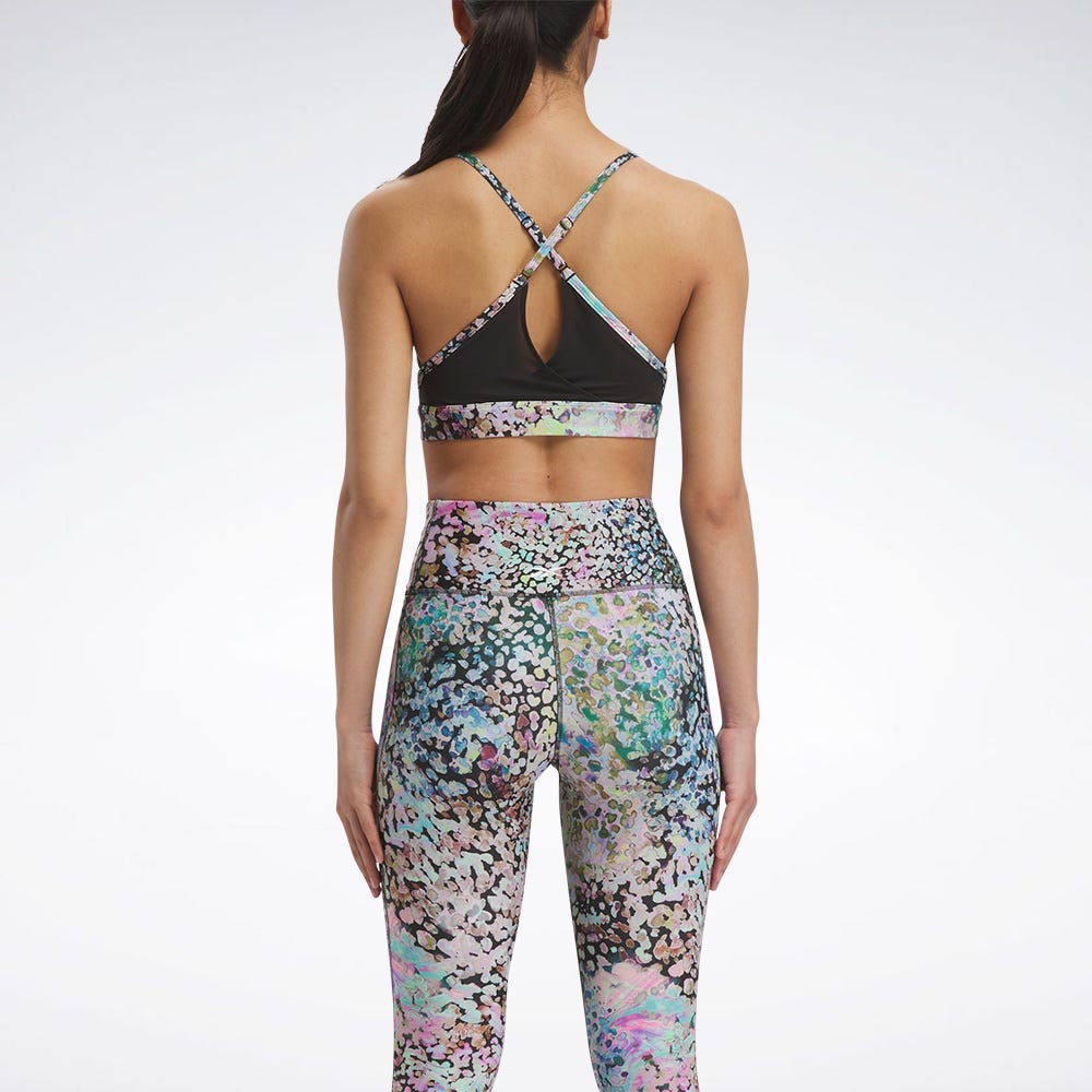 Lux Strappy Sports Women's Bra Animal Print